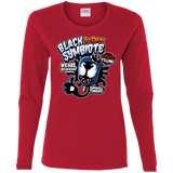 T-Shirts Red / S Black Symbiote Ice Cream Women's Long Sleeve T-Shirt