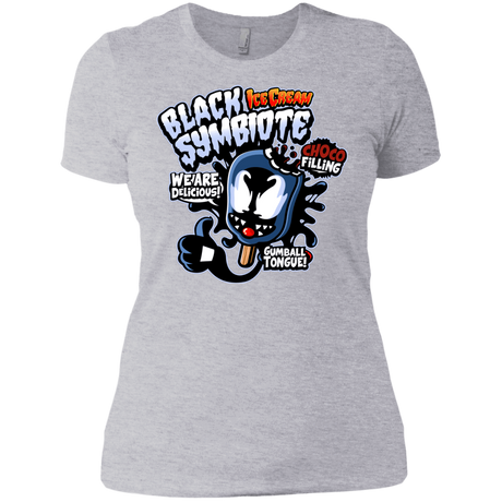 T-Shirts Heather Grey / X-Small Black Symbiote Ice Cream Women's Premium T-Shirt
