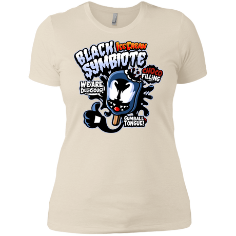 T-Shirts Ivory/ / X-Small Black Symbiote Ice Cream Women's Premium T-Shirt
