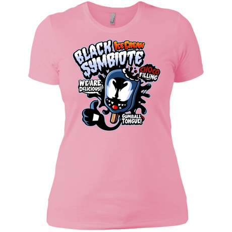 T-Shirts Light Pink / X-Small Black Symbiote Ice Cream Women's Premium T-Shirt