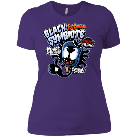 T-Shirts Purple Rush/ / X-Small Black Symbiote Ice Cream Women's Premium T-Shirt