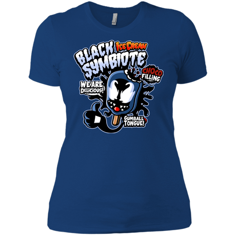 T-Shirts Royal / X-Small Black Symbiote Ice Cream Women's Premium T-Shirt