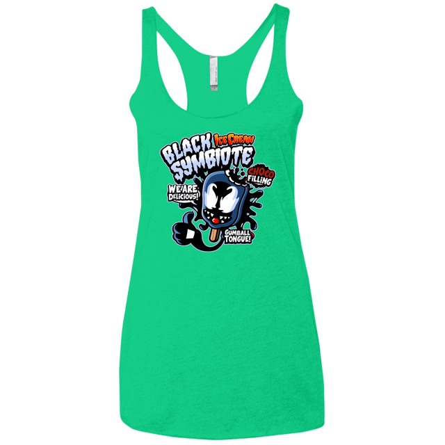 T-Shirts Envy / X-Small Black Symbiote Ice Cream Women's Triblend Racerback Tank