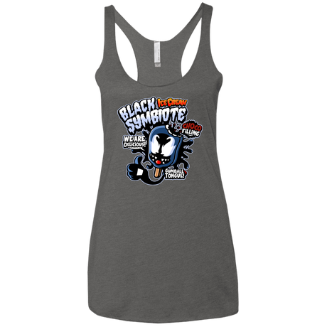 T-Shirts Premium Heather / X-Small Black Symbiote Ice Cream Women's Triblend Racerback Tank
