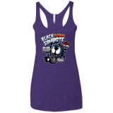 T-Shirts Purple Rush / X-Small Black Symbiote Ice Cream Women's Triblend Racerback Tank