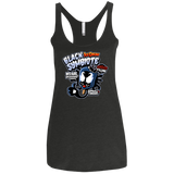 T-Shirts Vintage Black / X-Small Black Symbiote Ice Cream Women's Triblend Racerback Tank