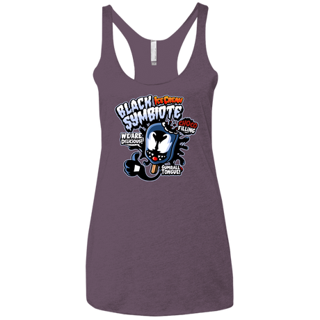 T-Shirts Vintage Purple / X-Small Black Symbiote Ice Cream Women's Triblend Racerback Tank