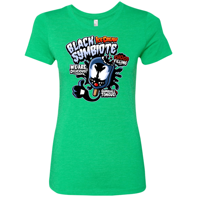 T-Shirts Envy / S Black Symbiote Ice Cream Women's Triblend T-Shirt