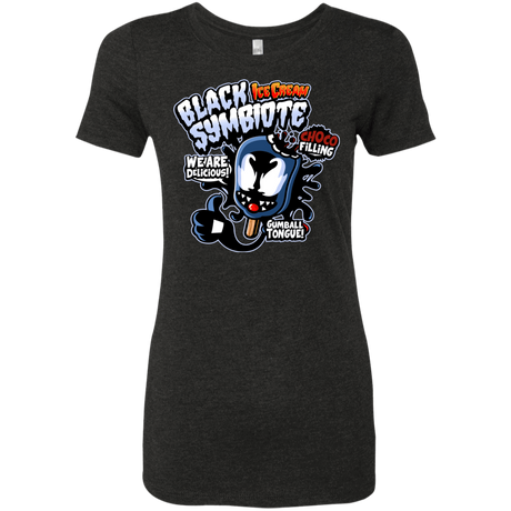 T-Shirts Vintage Black / S Black Symbiote Ice Cream Women's Triblend T-Shirt