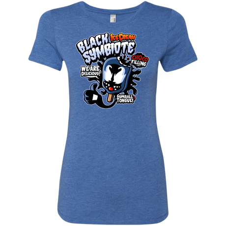 T-Shirts Vintage Royal / S Black Symbiote Ice Cream Women's Triblend T-Shirt