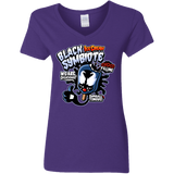 T-Shirts Purple / S Black Symbiote Ice Cream Women's V-Neck T-Shirt