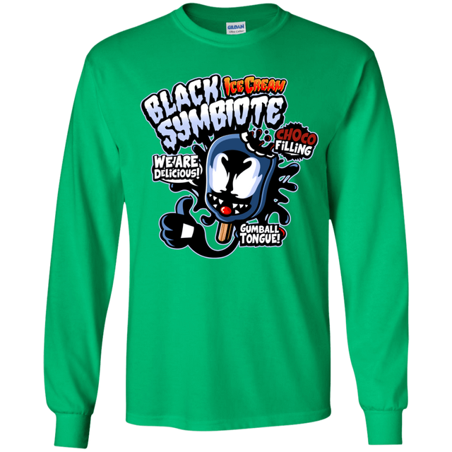 T-Shirts Irish Green / YS Black Symbiote Ice Cream Youth Long Sleeve T-Shirt