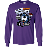 T-Shirts Purple / YS Black Symbiote Ice Cream Youth Long Sleeve T-Shirt