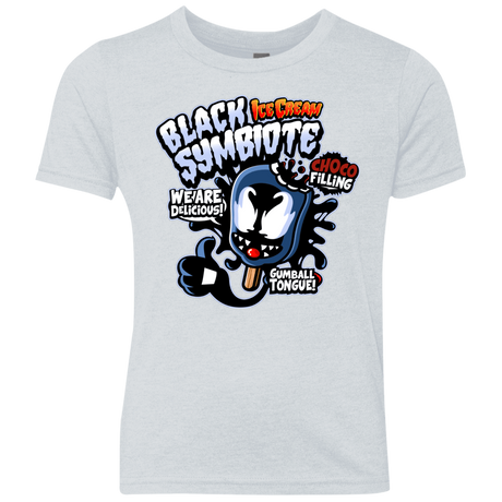 T-Shirts Heather White / YXS Black Symbiote Ice Cream Youth Triblend T-Shirt