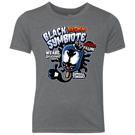 T-Shirts Premium Heather / YXS Black Symbiote Ice Cream Youth Triblend T-Shirt