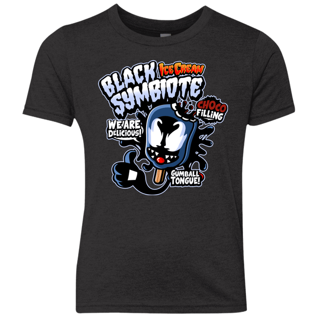 T-Shirts Vintage Black / YXS Black Symbiote Ice Cream Youth Triblend T-Shirt