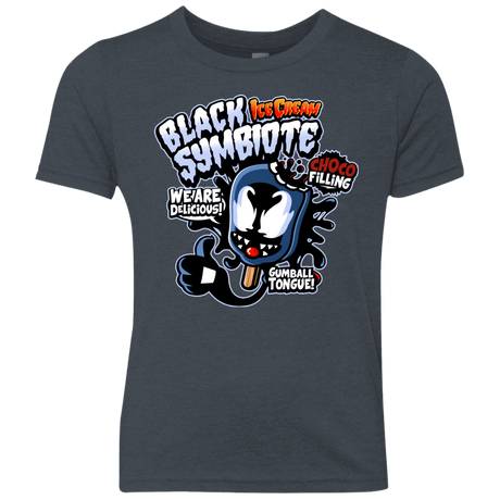T-Shirts Vintage Navy / YXS Black Symbiote Ice Cream Youth Triblend T-Shirt