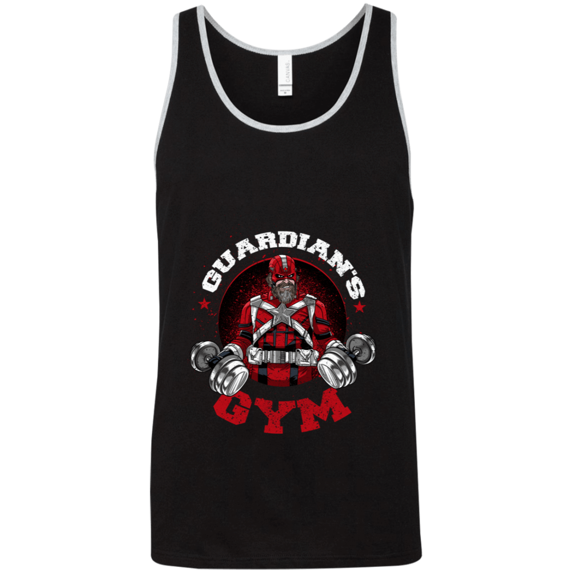 T-Shirts Black/Athletic Heather / X-Small Black Widow Guardian Rojo Unisex Premium Tank Top