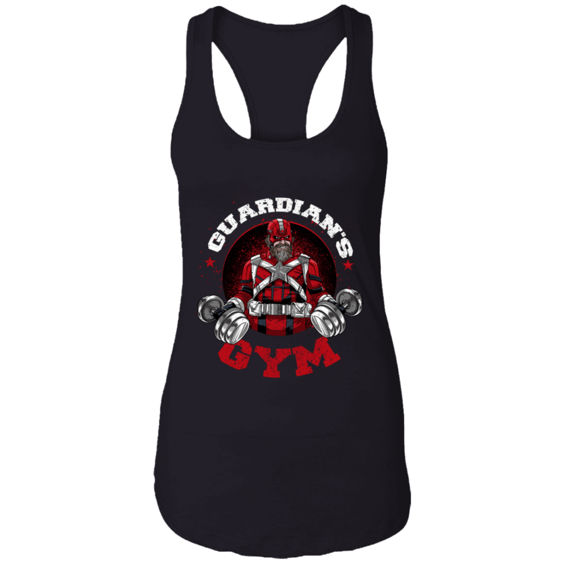 T-Shirts Black / X-Small Black Widow Guardian Rojo Women's Racerback Tank