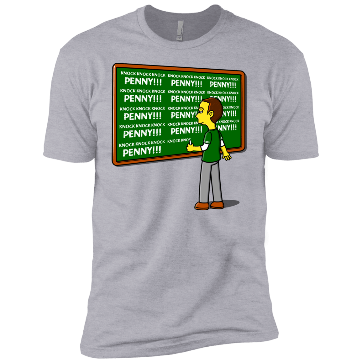 T-Shirts Heather Grey / YXS Blackboard Theory Boys Premium T-Shirt