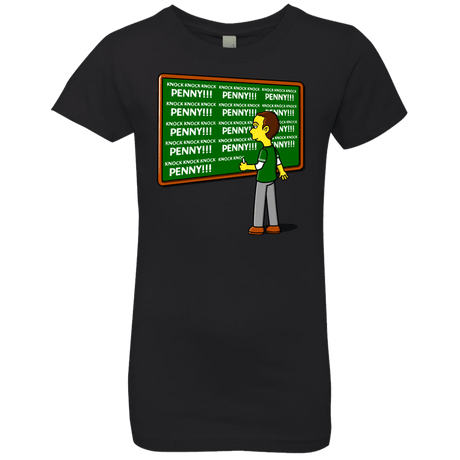 T-Shirts Black / YXS Blackboard Theory Girls Premium T-Shirt