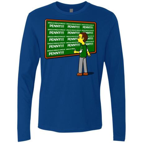 T-Shirts Royal / Small Blackboard Theory Men's Premium Long Sleeve