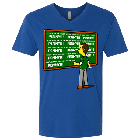 T-Shirts Royal / X-Small Blackboard Theory Men's Premium V-Neck
