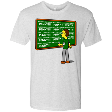 T-Shirts Heather White / Small Blackboard Theory Men's Triblend T-Shirt