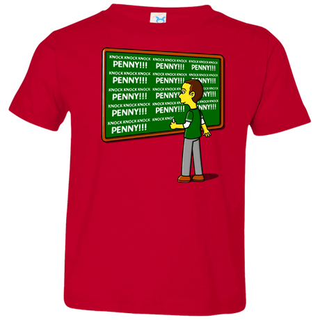 T-Shirts Red / 2T Blackboard Theory Toddler Premium T-Shirt