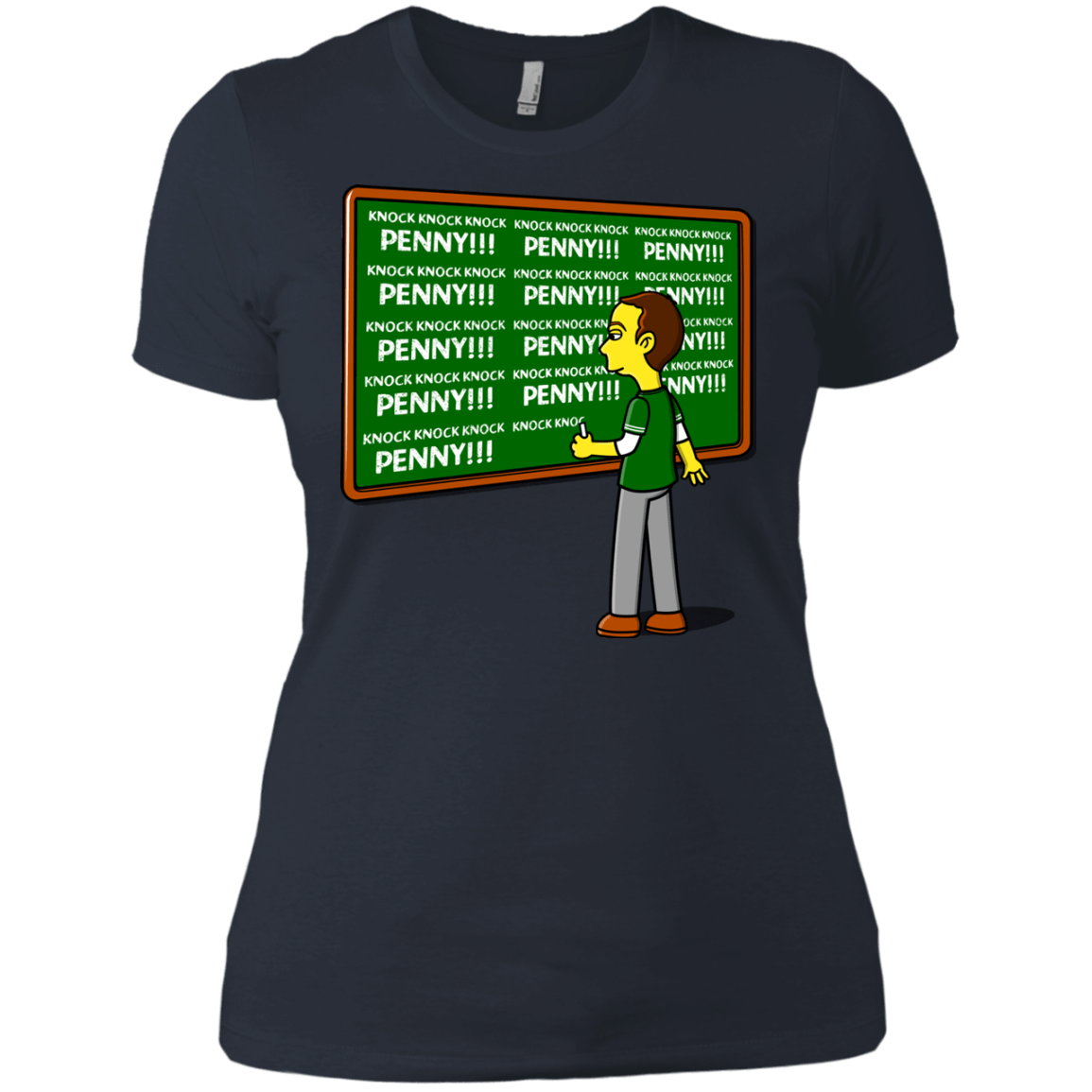 T-Shirts Indigo / X-Small Blackboard Theory Women's Premium T-Shirt