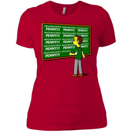 T-Shirts Red / X-Small Blackboard Theory Women's Premium T-Shirt