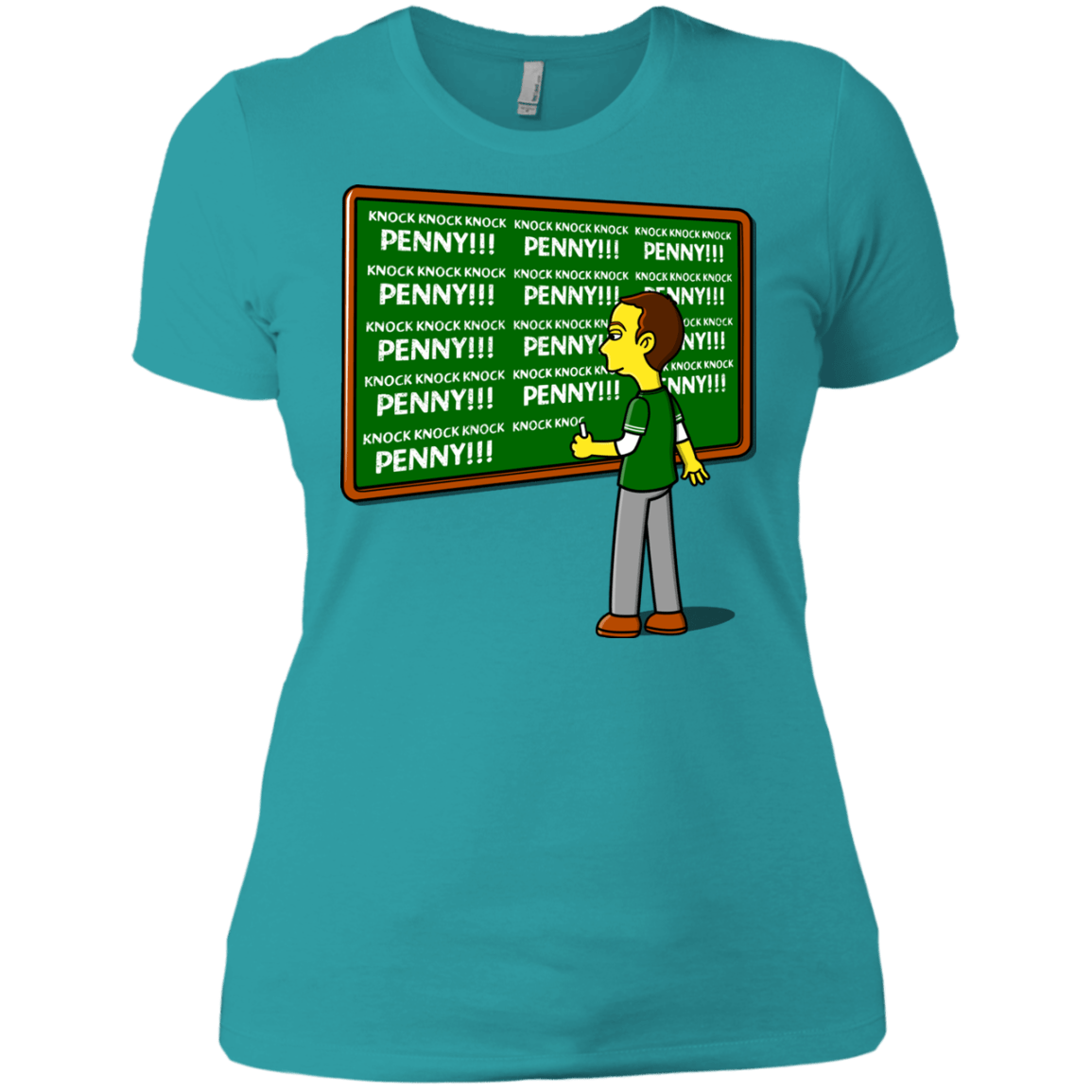 T-Shirts Tahiti Blue / X-Small Blackboard Theory Women's Premium T-Shirt