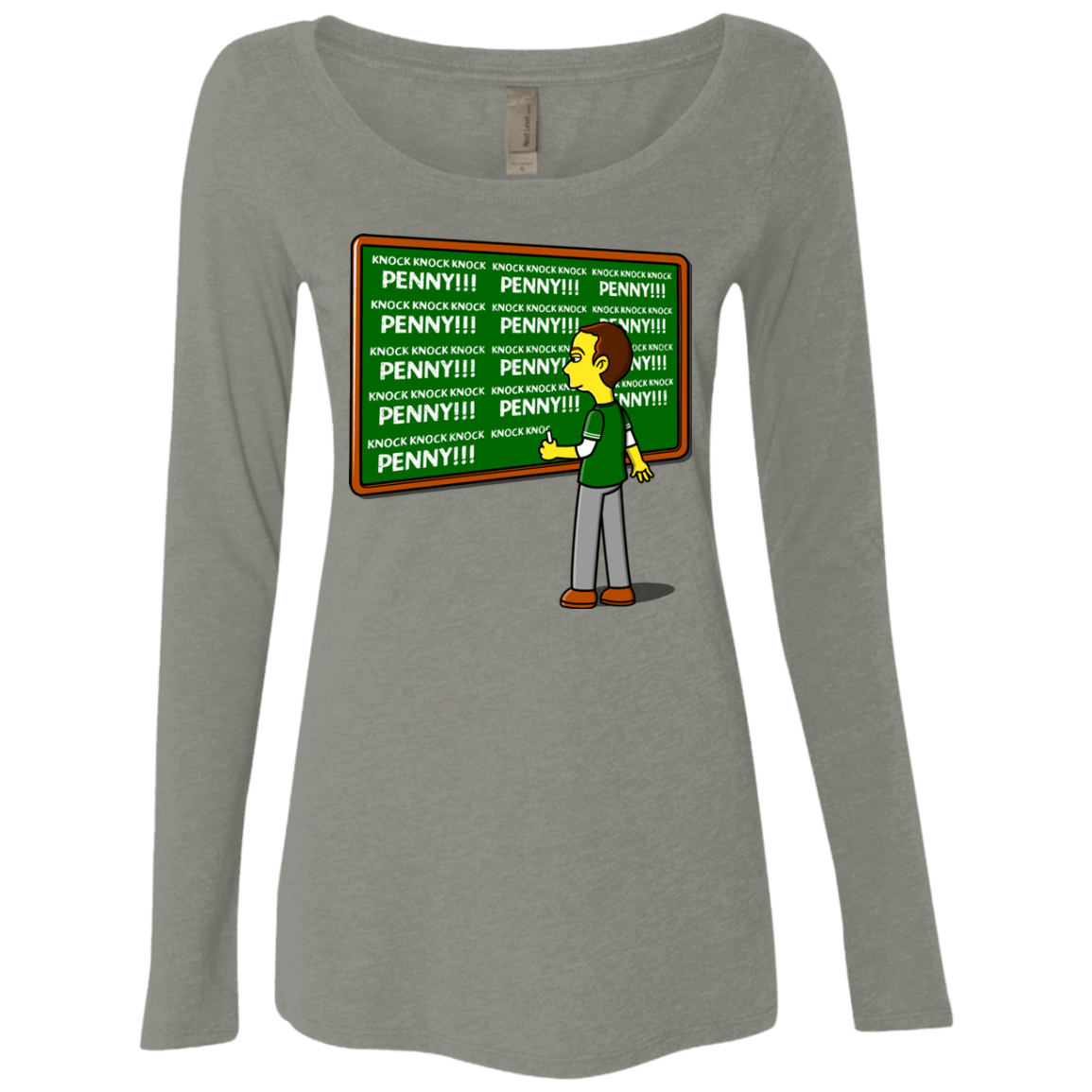 T-Shirts Venetian Grey / Small Blackboard Theory Women's Triblend Long Sleeve Shirt