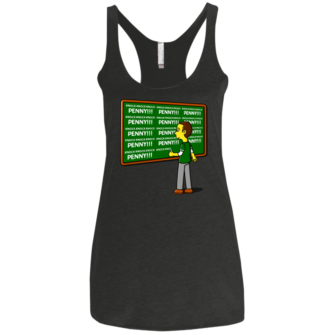 T-Shirts Vintage Black / X-Small Blackboard Theory Women's Triblend Racerback Tank