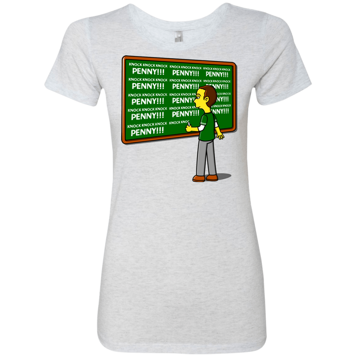 T-Shirts Heather White / Small Blackboard Theory Women's Triblend T-Shirt
