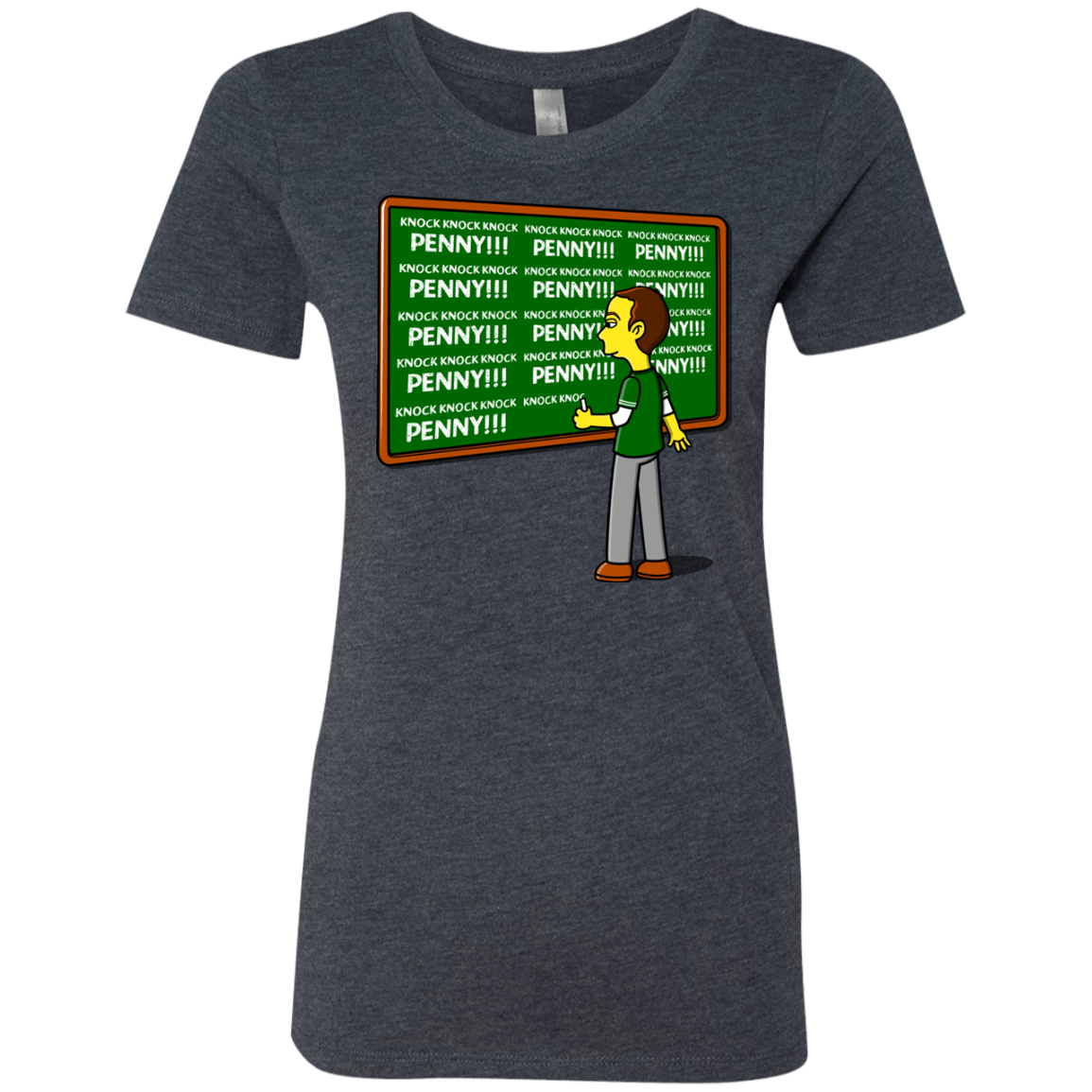 T-Shirts Vintage Navy / Small Blackboard Theory Women's Triblend T-Shirt