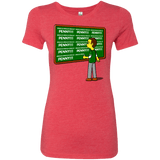 T-Shirts Vintage Red / Small Blackboard Theory Women's Triblend T-Shirt