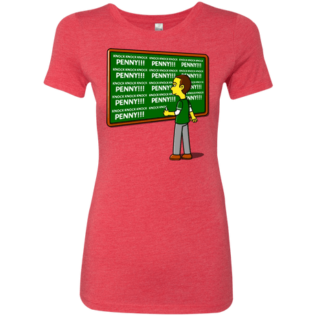 T-Shirts Vintage Red / Small Blackboard Theory Women's Triblend T-Shirt