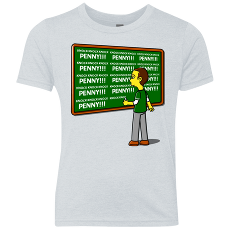 T-Shirts Heather White / YXS Blackboard Theory Youth Triblend T-Shirt