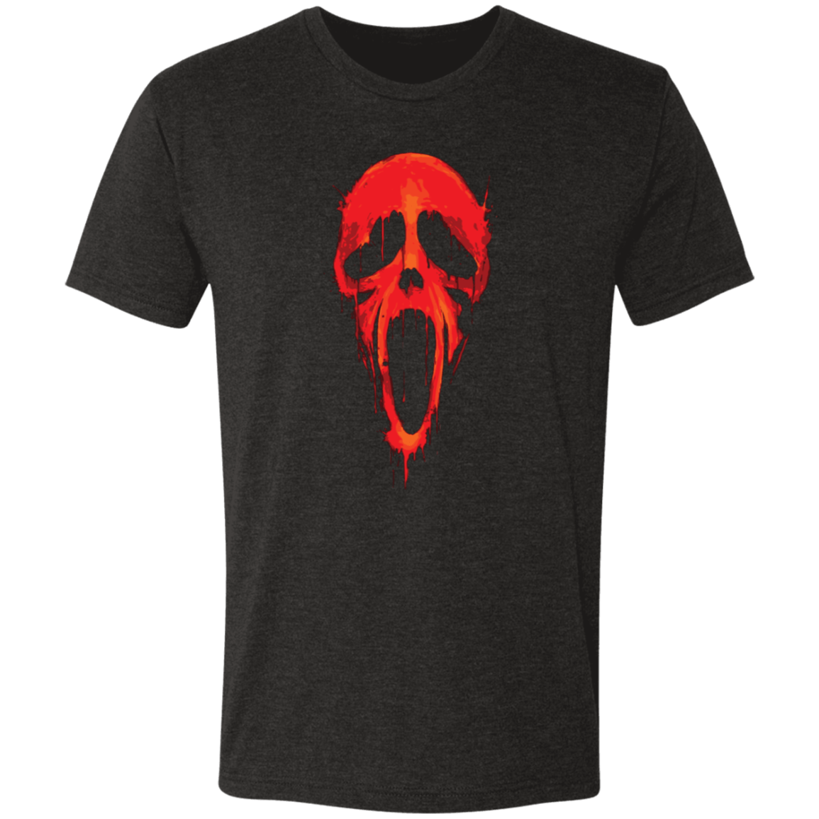 T-Shirts Vintage Black / S Bleeding Ghostface Men's Triblend T-Shirt
