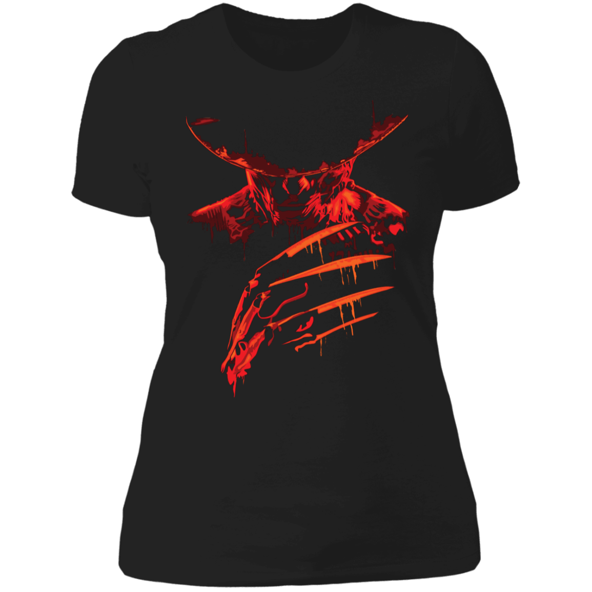 T-Shirts Black / X-Small Bleeding Krueger Women's Premium T-Shirt