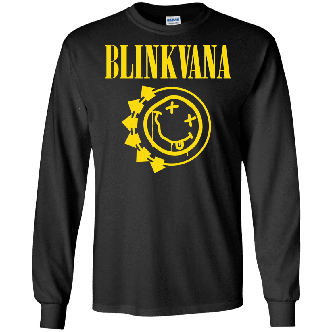 T-Shirts Black / S Blinkvana Men's Long Sleeve T-Shirt