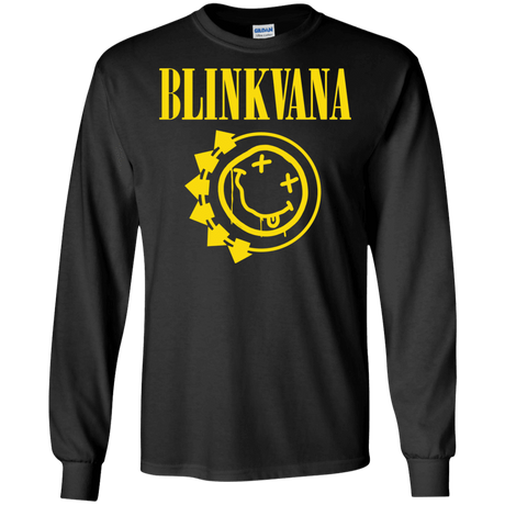 T-Shirts Black / S Blinkvana Men's Long Sleeve T-Shirt