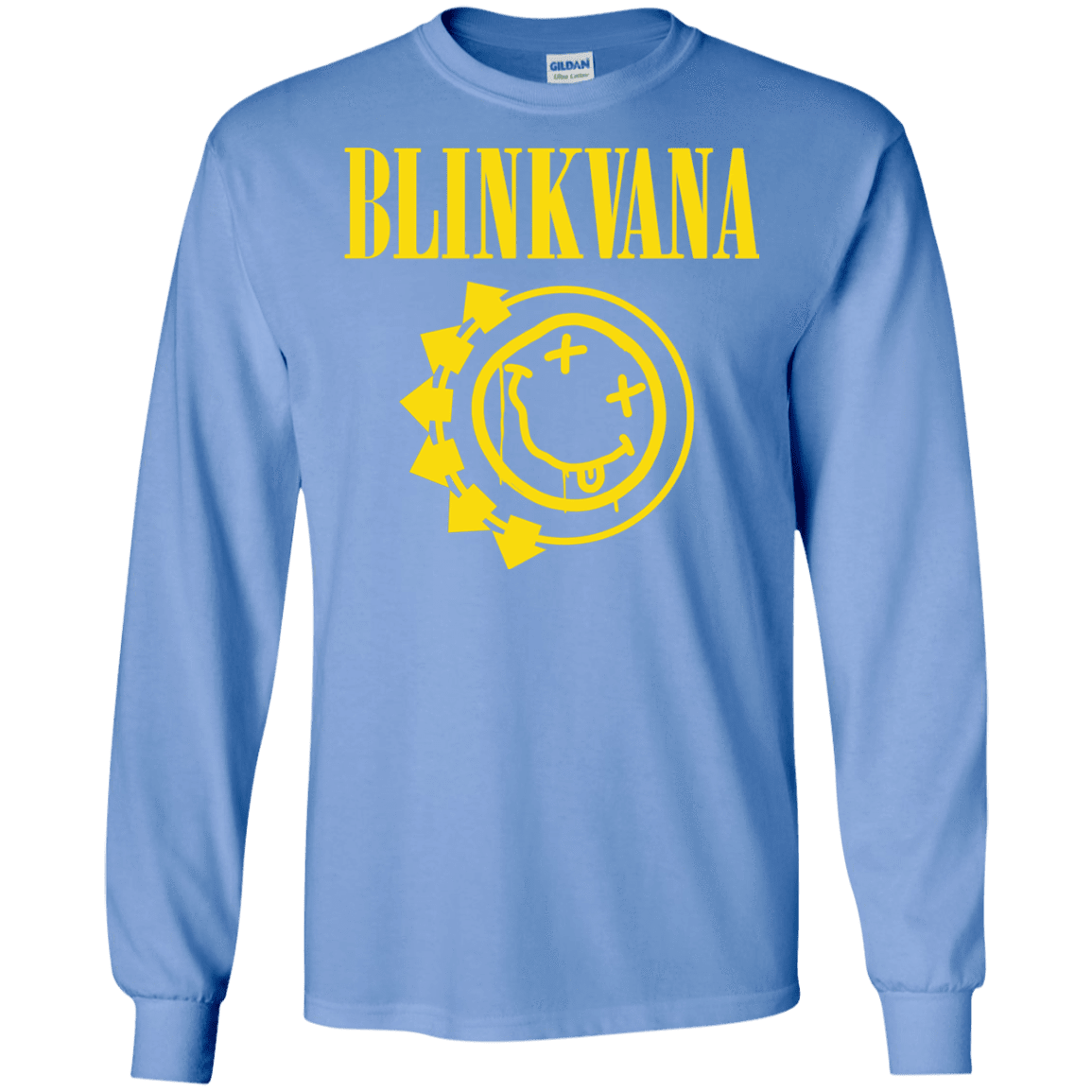 T-Shirts Carolina Blue / S Blinkvana Men's Long Sleeve T-Shirt