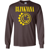 T-Shirts Dark Chocolate / S Blinkvana Men's Long Sleeve T-Shirt