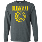 T-Shirts Dark Heather / S Blinkvana Men's Long Sleeve T-Shirt