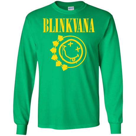 T-Shirts Irish Green / S Blinkvana Men's Long Sleeve T-Shirt