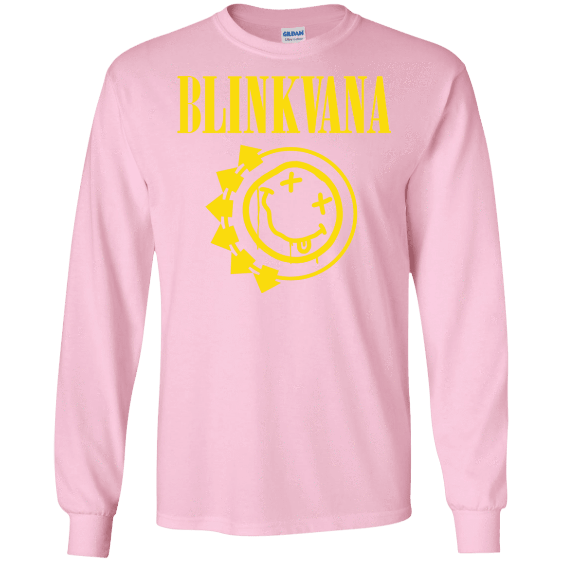 T-Shirts Light Pink / S Blinkvana Men's Long Sleeve T-Shirt