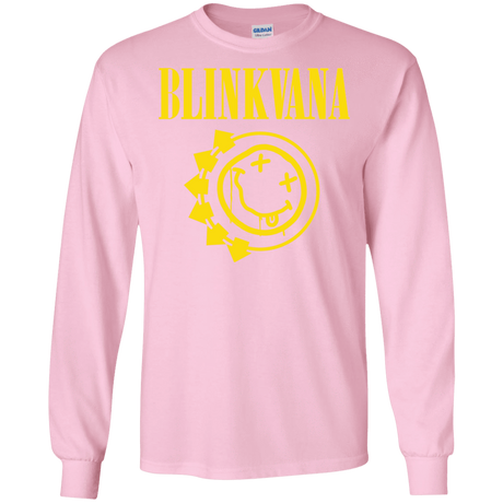 T-Shirts Light Pink / S Blinkvana Men's Long Sleeve T-Shirt