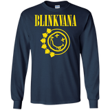 T-Shirts Navy / S Blinkvana Men's Long Sleeve T-Shirt